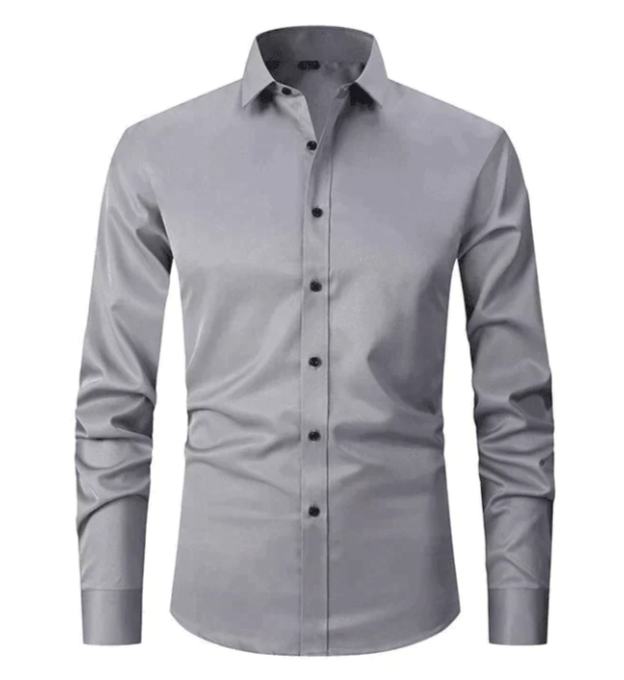 Dennis | Men's Slim-Fit Long Sleeve Dress Shirt
